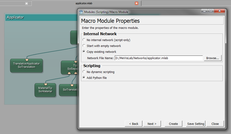 Macro Module Properties