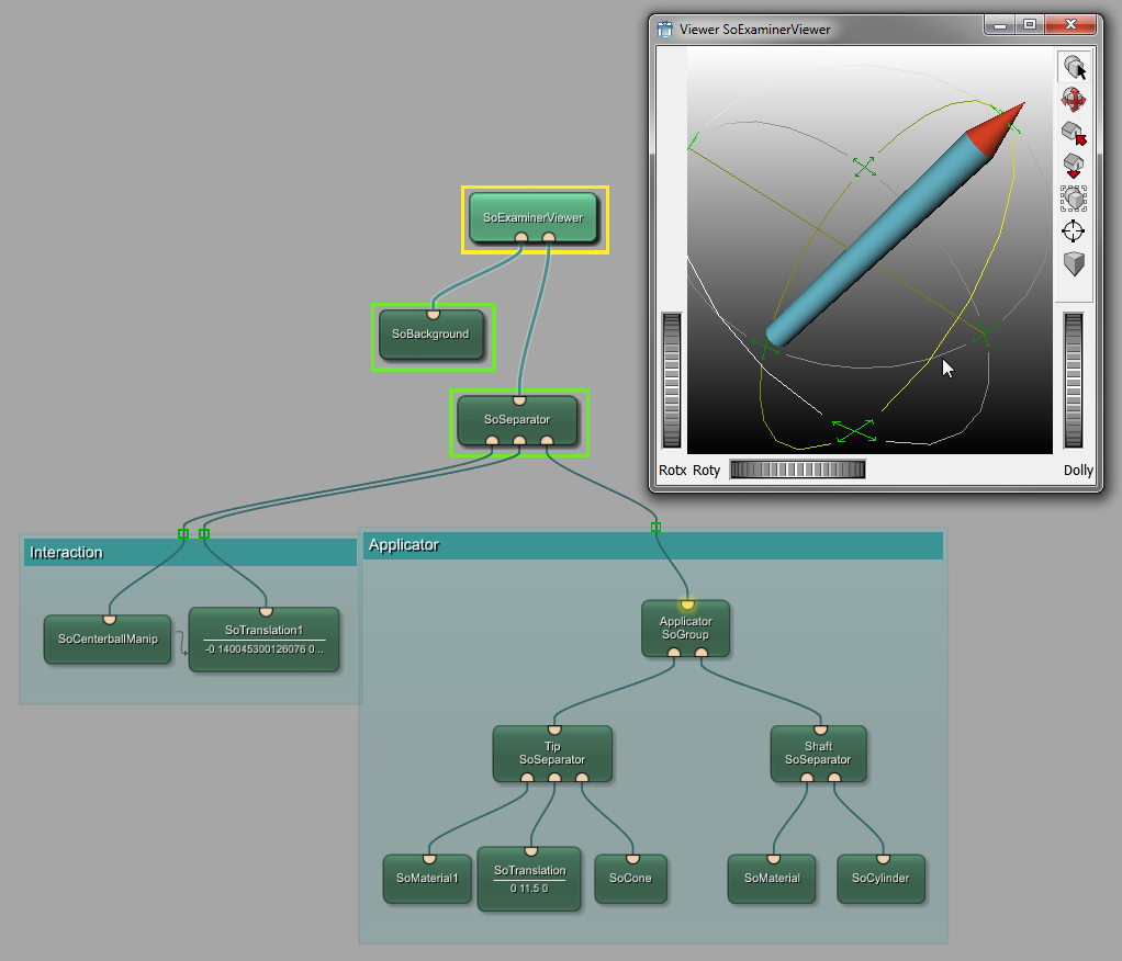 Combining Interaction and Applicator