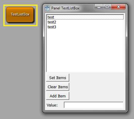 TestListBox Module