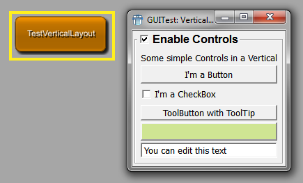 TestVerticalLayout Module