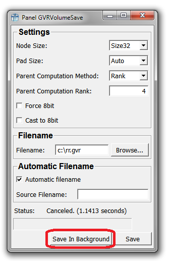Save in Background for GVRVolumeSave