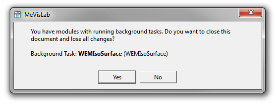 Warning for Running Background Tasks