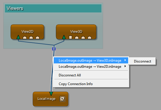 Data Connection Context Menu