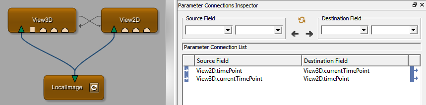 Parameter Connection Example — View2D and View3D