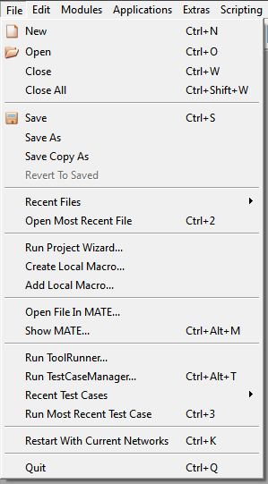 File Menu