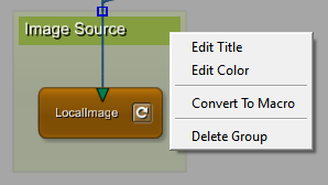 Group Context Menu