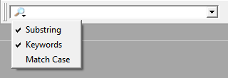 Quick Search Options