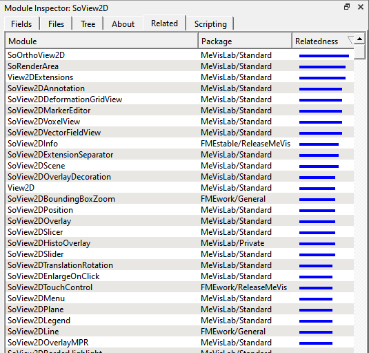 Module Inspector — Related