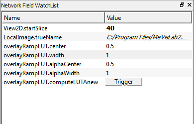 Network Field WatchList