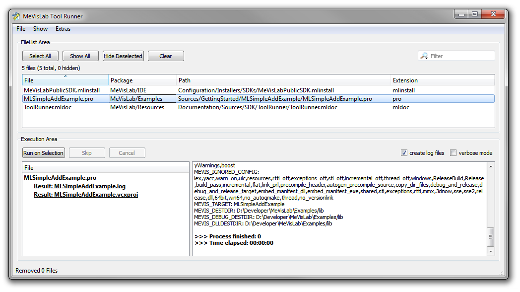 ToolRunner Main Window